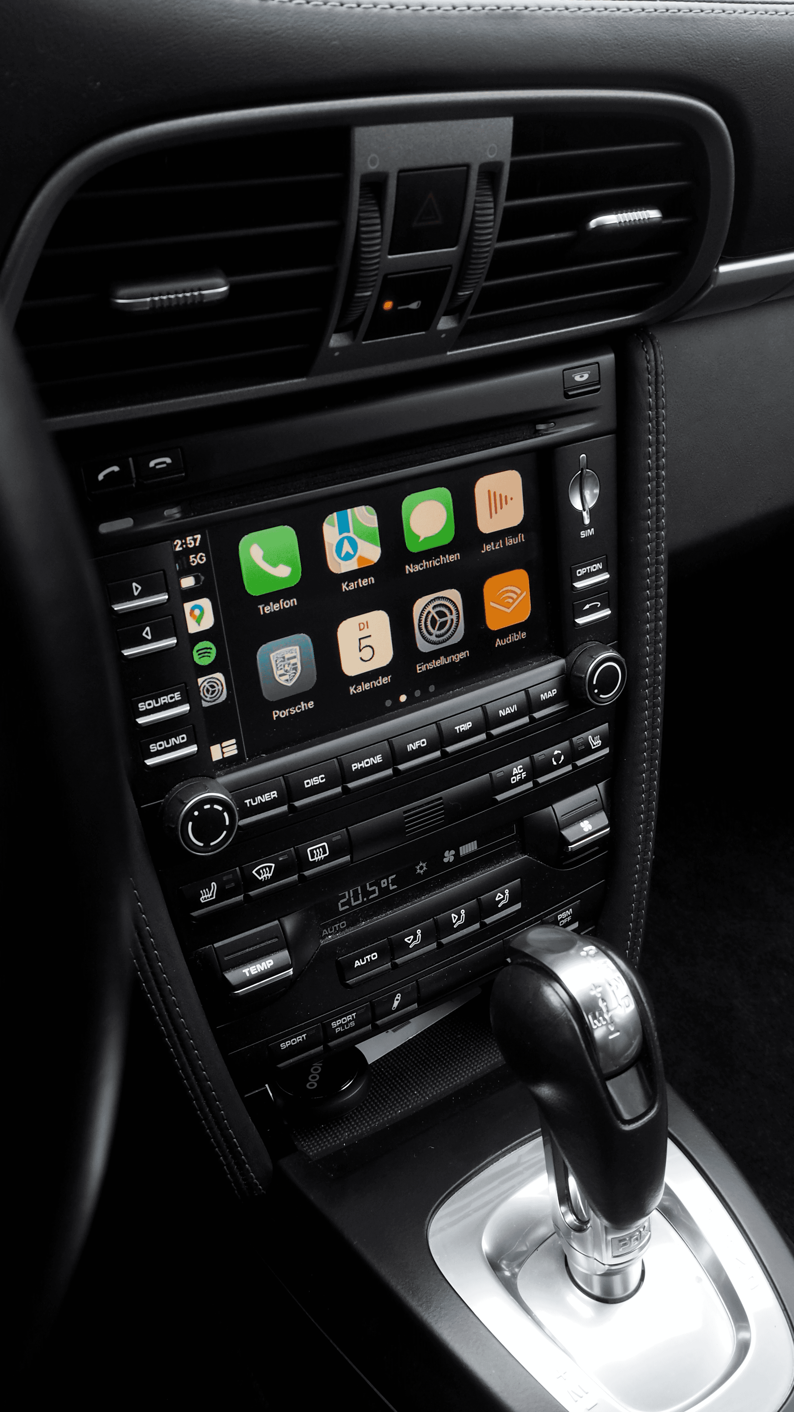 Porsche 997.2 mit PCM 3.0 - Apple CarPlay und AndroidAuto Nachrüstung - perfekt integriert!